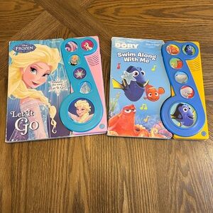 Disney Frozen and Finding Dory Interactive Musical Books